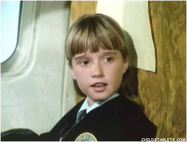 Kim Richards as a child in "No Deposit, No Return"