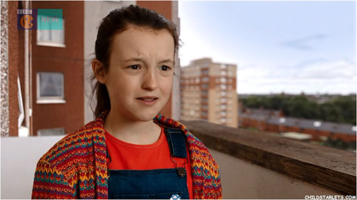 Bella Ramsey in The Worst Witch